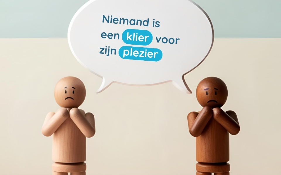 niemand is een klier