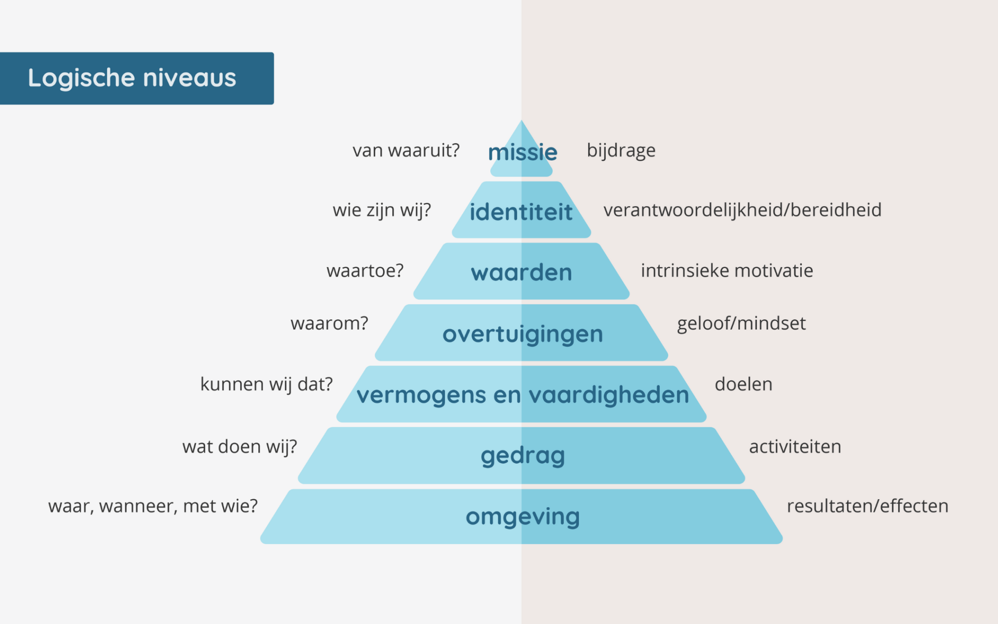 Bateson Model Logische niveaus | Gregory Bateson en Robert Dilts - blanco ...