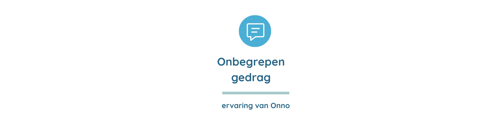 Lees meer over het artikel Onbegrepen gedrag